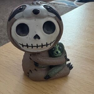 Ebros Furry Bones Three Toed Sloth Brady Voodoo Skeleton Figurine